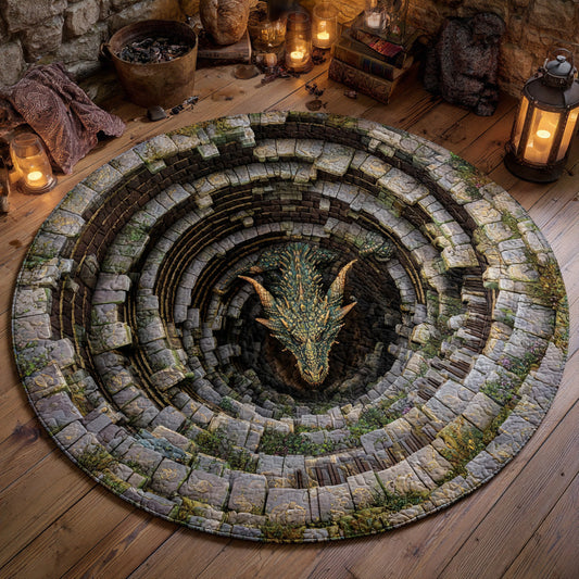 Wyrm Gate Quilted Round Mat NCU0DV7911