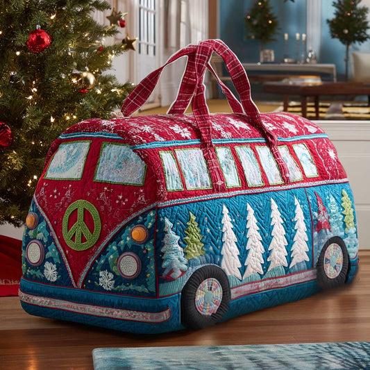 Xmas Hippie Drive Quilted Duffle Bag NCU0NT11384