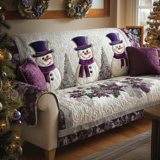 Xmas Sparkle Quilted Sofa Cover NCU0NT10971