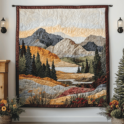 Yellowstone Wilderness Art Quilt Hanging NCU0TL1001