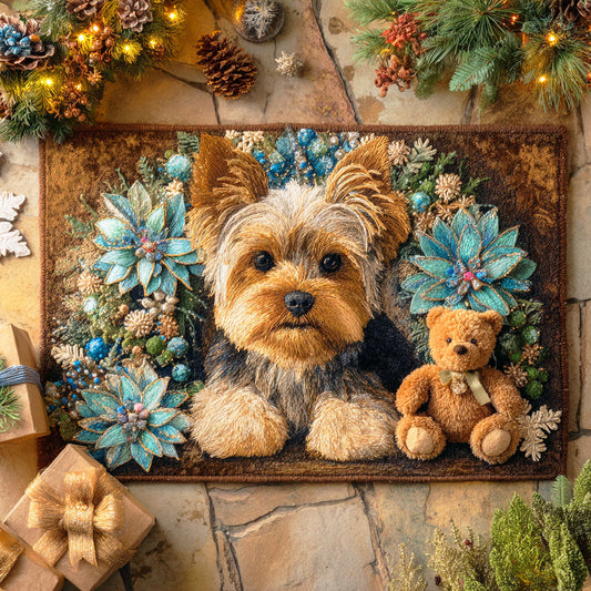 Yorkie Joy Doormat NCU0TD882