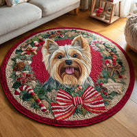 Yorkie Royal Quilted Round Mat NCU0HH737