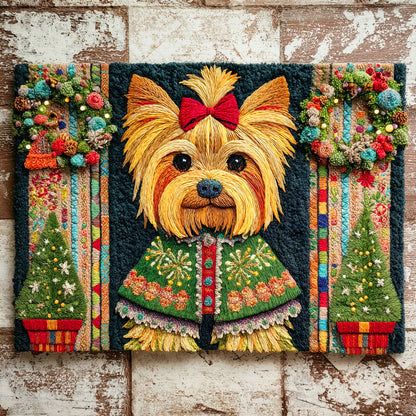Yorkie Star Doormat NCU0TD888