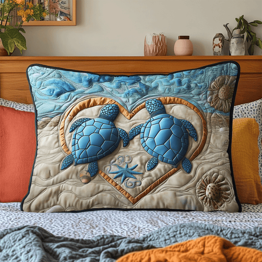 You and Me Quilted Bedding Pillow Case NCU0DV3963