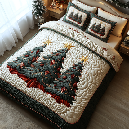 Yuletide Bliss Quilted Bedding Set NCU0DV1949