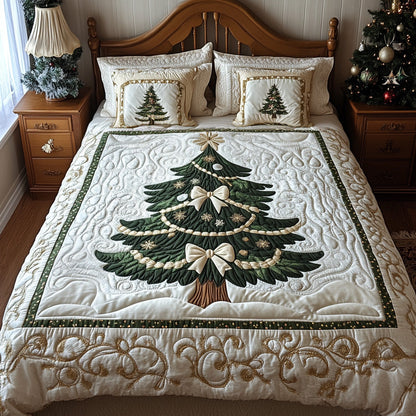 Yuletide Charm 3-Piece Quilted Bedding Set NCU0DV7687