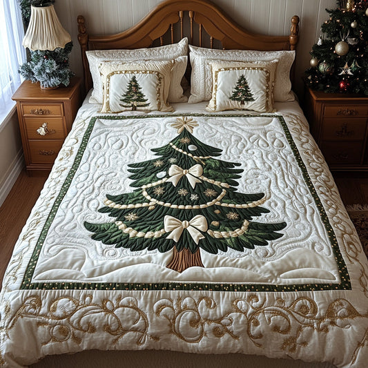 Yuletide Charm 3-Piece Quilted Bedding Set NCU0DV7687