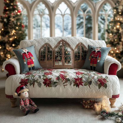 Yuletide Forest Quilted Sofa Cover NCU0PT10566