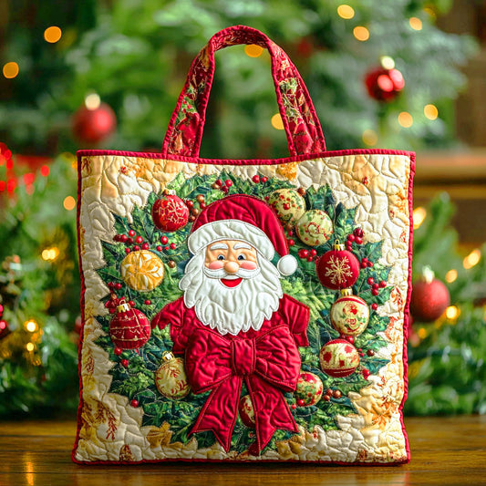 Yuletide Glow Quilted Tote Bag NCU0TD769