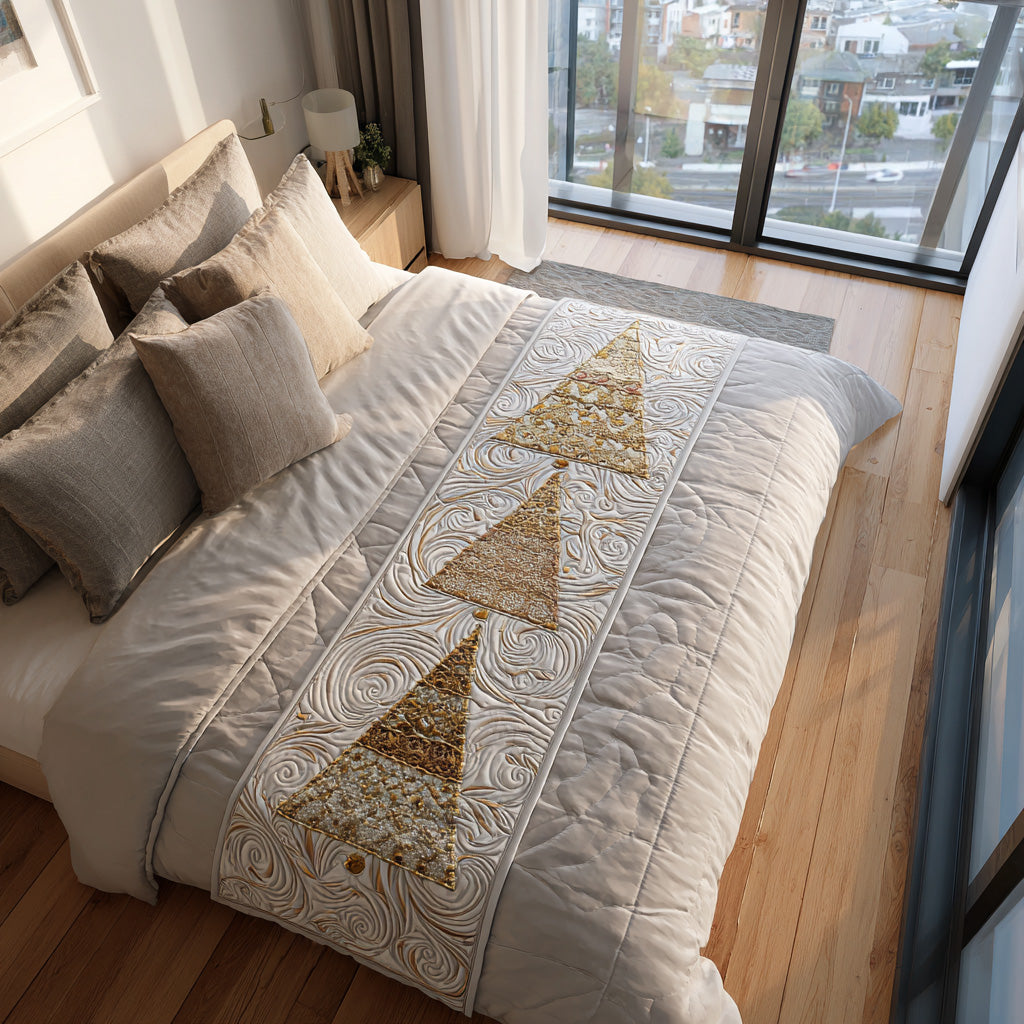 Yuletide Grove Quilted Bed Runner NCU0DV7565