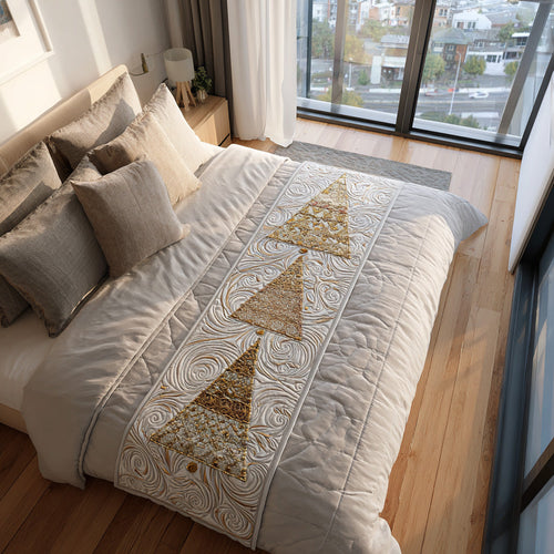 Yuletide Grove Quilted Bed Runner NCU0DV7565