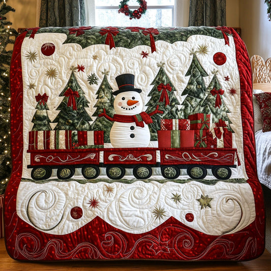 Yuletide Pines Express Quilted Blanket NCU0PT9143
