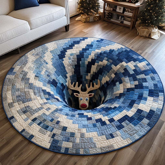 Yuletide Rings Quilted Round Mat NCU0NT10013