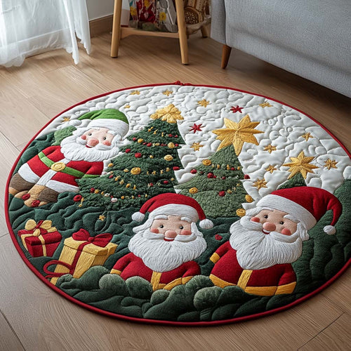 Yuletide Symphony Quilted Round Mat NCU0NT1245