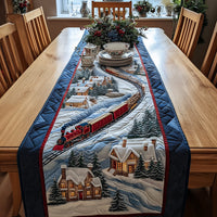 Yuletide Village Quilted Table Runner NCU0TH3432