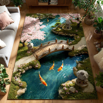 Zen Garden Bridge Area Rug NCU0TV1667