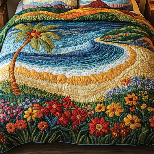 Sea Melody Quilted Blanket NCU0VL1781
