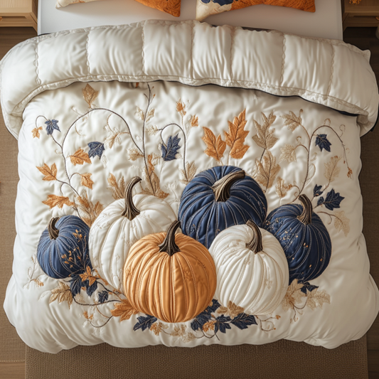 Autumn Golden Glow Quilted Blanket NCU0NT8340