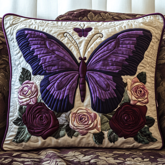 Butterfly Dreams Quilted Pillow Case NCU0VH2555