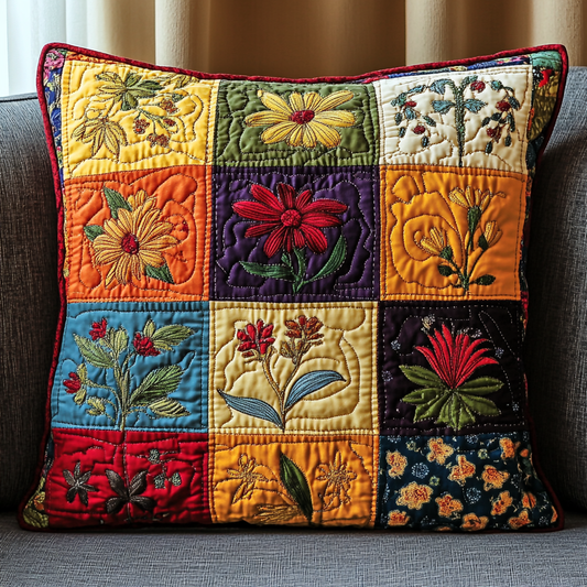 Vintage Charm Quilted Pillow Case NCU0VH2285