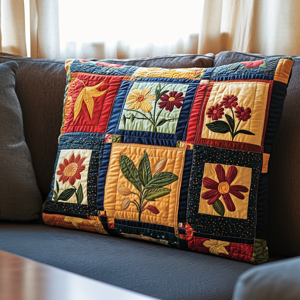 Vintage Charm Quilted Bedding Pillow Case NCU0VH2286