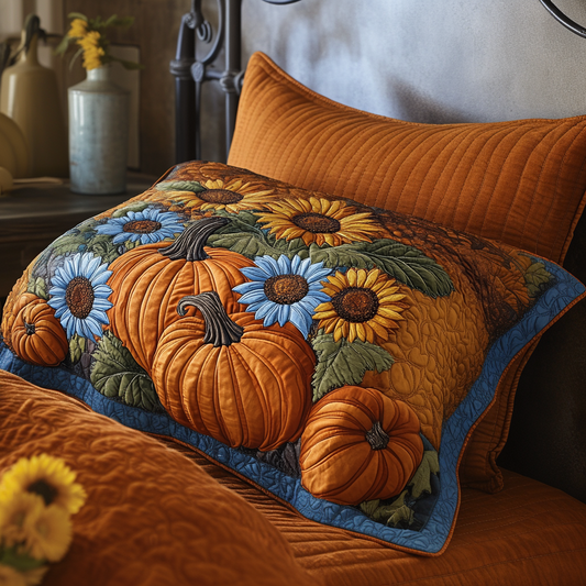 Autumn Bliss Quilted Bedding Pillow Case NCU0VL2872