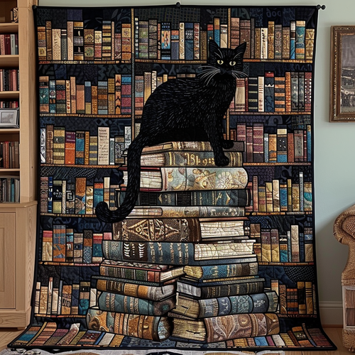 Midnight Reader Quilted Blanket NCU0TH433