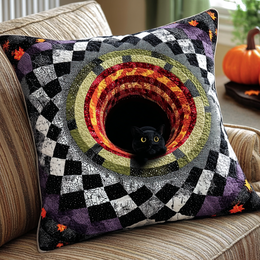 Pumpkin Shadow Quilted Pillow Case NCU0VL2875