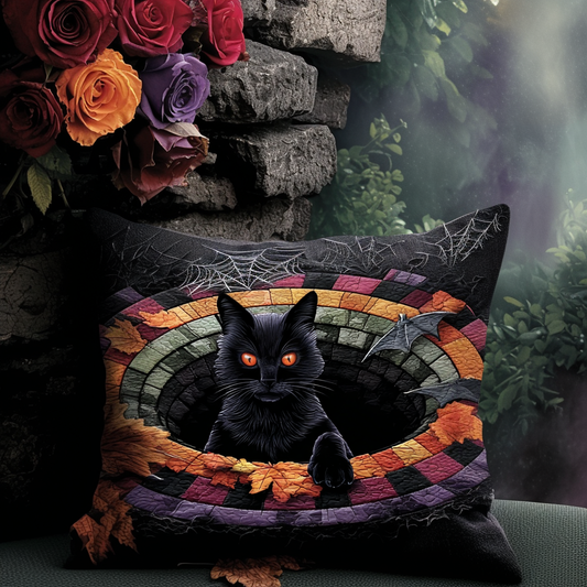 Haunted Eyes Quilted Pillow Case NCU0VL2890