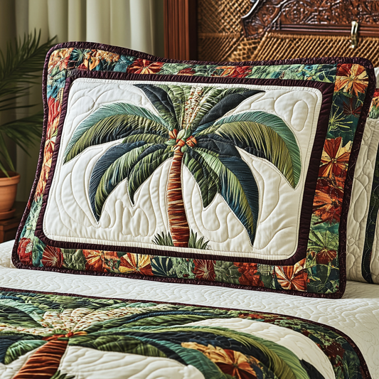 Tropic Touch Quilted Bedding Pillow Case NCU0VH5136