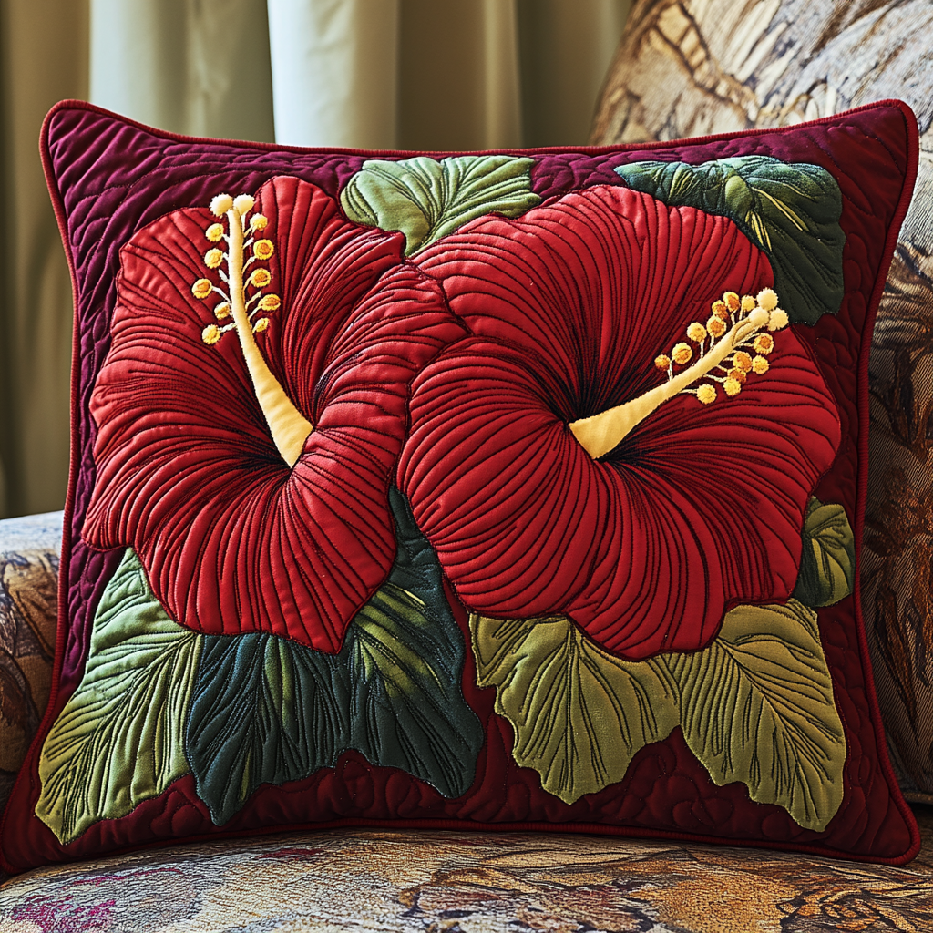 Tropical Charm Quilted Pillow Case NCU0VH4848