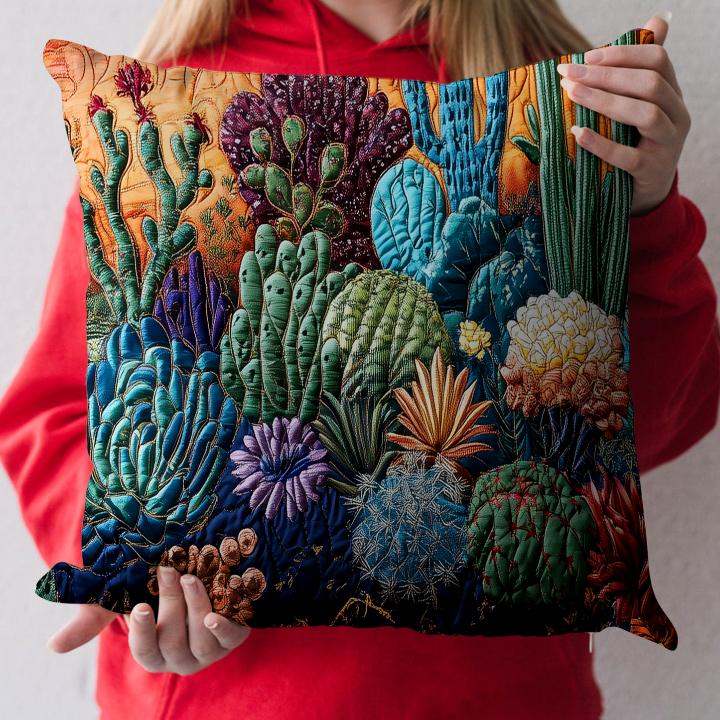 Sunset Glow Quilted Pillow Case NCU0VH2872