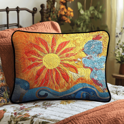 Sunset Blossom Quilted Bedding Pillow Case NCU0VL957
