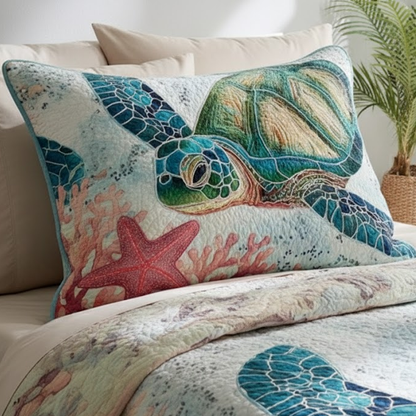Crimson Tide Quilted Bedding Pillow Case NCU0VL3166
