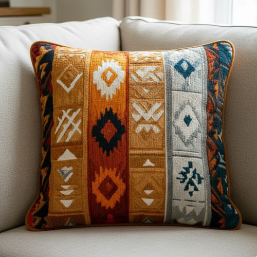 Desert Stripes Quilted Pillow Case NCU0VL3259