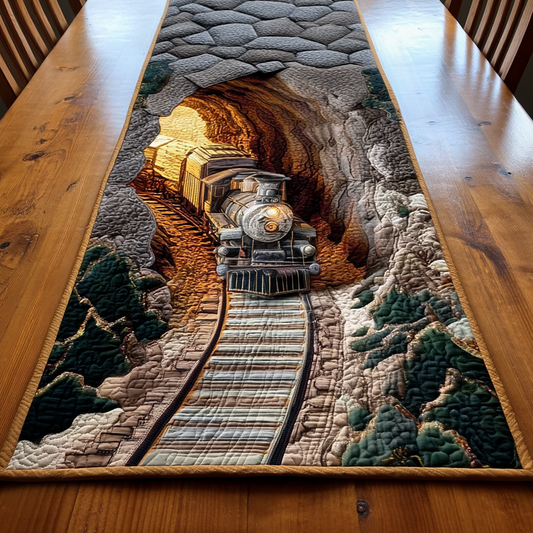 Golden Tunnel Express Quilted Table Runner NCU0XD1584