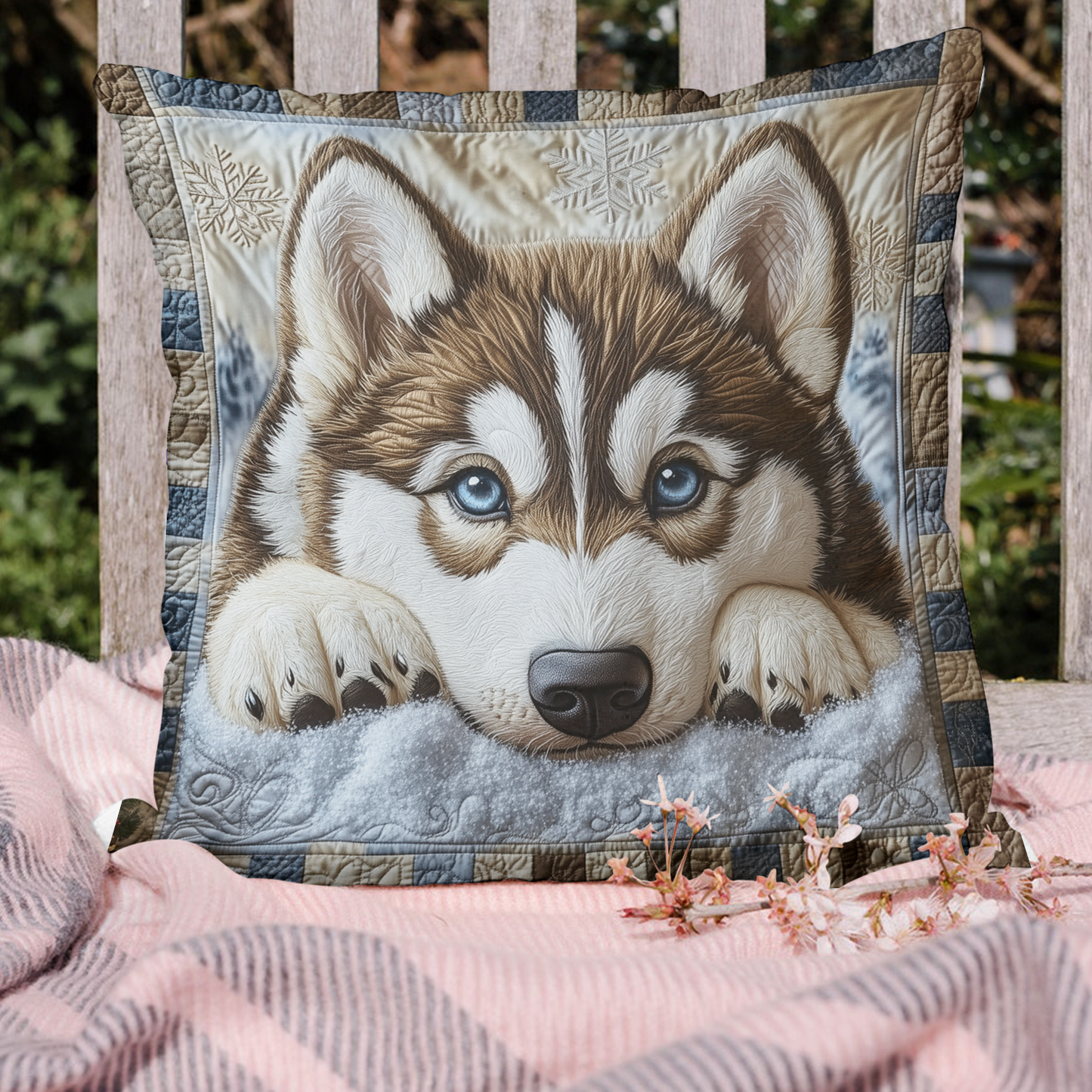 Husky Cloud Quilted Pillow Case NCU0TH2539