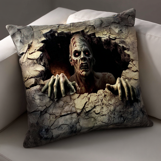 Cracked Zombie Stone Quilted Pillow Case NCU0HH536