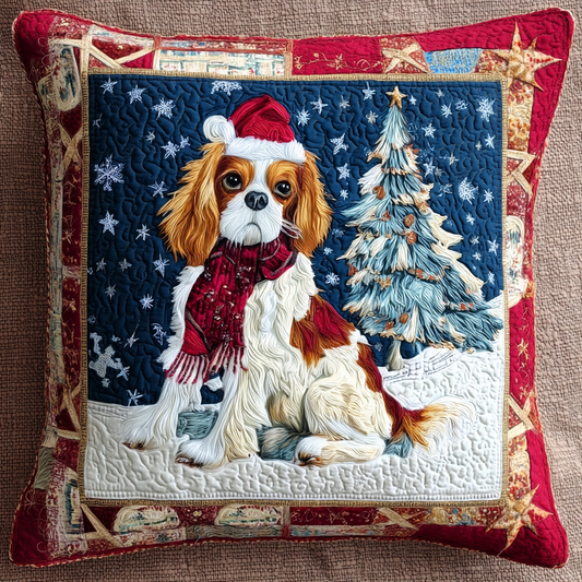Jolly King Charles Quilted Pillow Case NCU0HH453