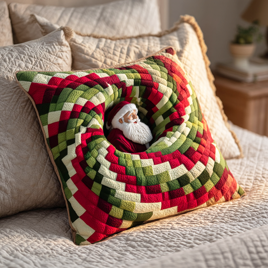 Vortex Santa Dive Quilted Pillow Case NCU0TD669