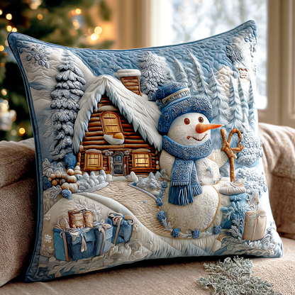 Winter Frost Glow Quilted Pillow Case NCU0TD967