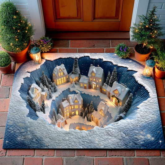 Snow Village Glow Doormat NCU0TD788