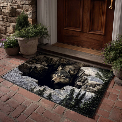 Howl Wolf Shadow Doormat NCU0HH1455