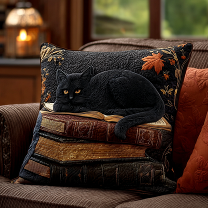 Golden Whiskers Quilted Pillow Case NCU0TV758