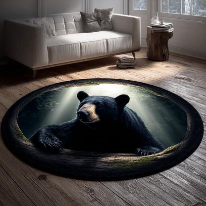 Forest Shadow Round Carpet NCU0TD1422