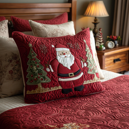 Santa Parade Quilted Bedding Pillow Case NCU0TV680