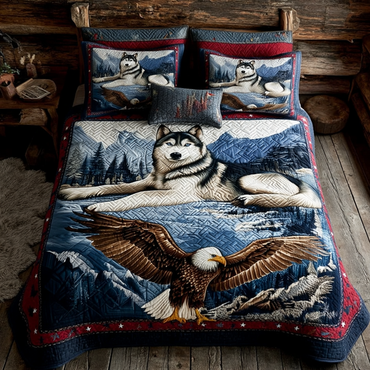 Spirit of the North 3-Piece Quilted Bedding Set NCU0XD1262