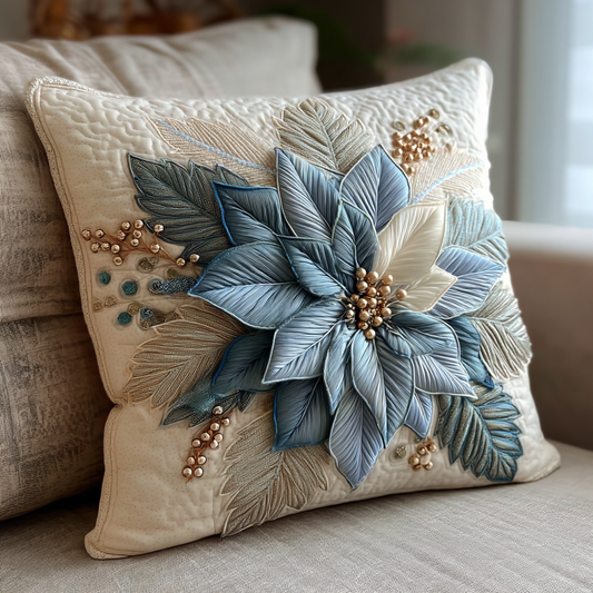 Midnight Bloom Quilted Pillow Case NCU0XD786