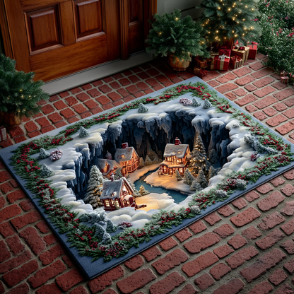 Jolly Christmas Village Doormat NCU0HH1144