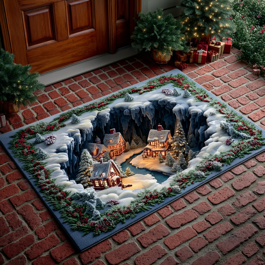 Jolly Christmas Village Doormat NCU0HH1144